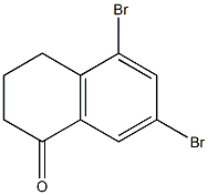 5,7-Dibromo-1-tetralone Structure