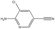 2-氨基-3-氯-5-氰基吡啶, , 结构式