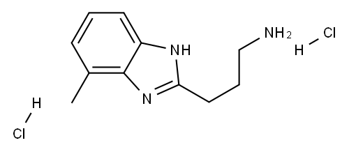 3-(4-METHYL-1H-BENZO[D]IMIDAZOL-2-YL)PROPAN-1-AMINE DIHYDROCHLORIDE