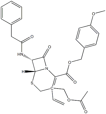 7-PHENYLACETAMIDO-3-VINYLCEPHALOSPORANIC ACID-4-METHOXYBENZYL ESTER