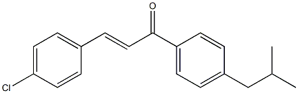 (E)-3-(4-chlorophenyl)-1-(4-isobutylphenyl)prop-2-en-1-one