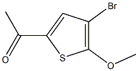1-(4-bromo-5-methoxy-2-thienyl)-1-ethanone Structure