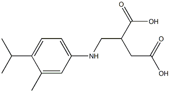 2-[(4-isopropyl-3-methylanilino)methyl]succinic acid