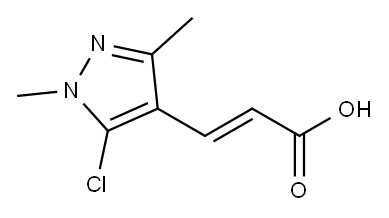 (E)-3-(5-chloro-1,3-dimethyl-1H-pyrazol-4-yl)-2-propenoic acid