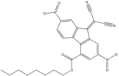 octyl 9-(dicyanomethylidene)-2,7-dinitro-9H-fluorene-4-carboxylate
