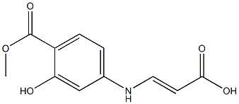 (E)-3-[3-hydroxy-4-(methoxycarbonyl)anilino]-2-propenoic acid