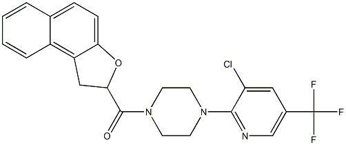 {4-[3-chloro-5-(trifluoromethyl)-2-pyridinyl]piperazino}(1,2-dihydronaphtho[2,1-b]furan-2-yl)methanone