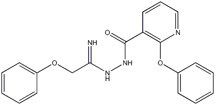 2-phenoxy-N'-(2-phenoxyethanimidoyl)nicotinohydrazide