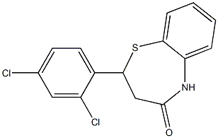 2-(2,4-dichlorophenyl)-2,3,4,5-tetrahydro-1,5-benzothiazepin-4-one