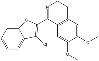 1-(3-chlorobenzo[b]thiophen-2-yl)-6,7-dimethoxy-3,4-dihydroisoquinoline