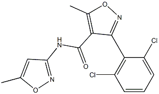3-(2,6-dichlorophenyl)-5-methyl-N-(5-methyl-3-isoxazolyl)-4-isoxazolecarboxamide