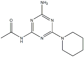 N1-(4-amino-6-piperidino-1,3,5-triazin-2-yl)acetamide