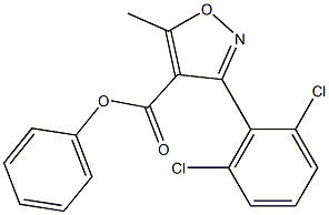 phenyl 3-(2,6-dichlorophenyl)-5-methylisoxazole-4-carboxylate