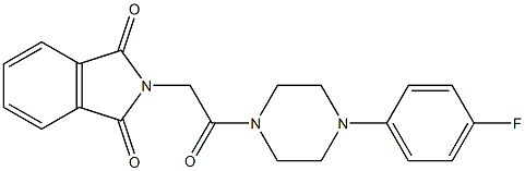 2-{2-[4-(4-fluorophenyl)piperazino]-2-oxoethyl}-1H-isoindole-1,3(2H)-dione