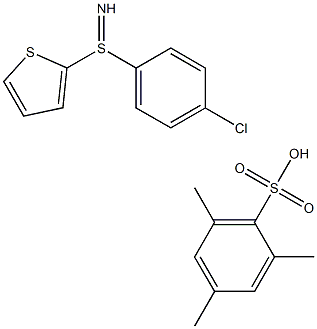 2-[(4-chlorophenyl)sulfinoimidoyl]thiophene 2,4,6-trimethylbenzenesulfonate