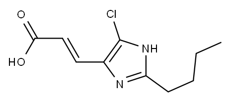 (E)-3-(2-butyl-5-chloro-1H-imidazol-4-yl)acrylic acid
