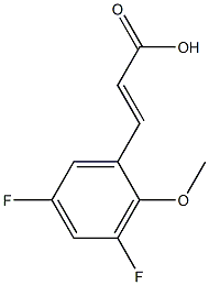 (E)-3-(3,5-difluoro-2-methoxyphenyl)acrylic acid