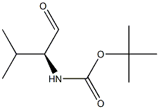 tert-butyl(S)-1-formyl-2-methylpropylcarbamate Struktur