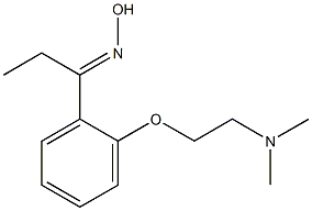 (1E)-1-{2-[2-(dimethylamino)ethoxy]phenyl}propan-1-one oxime