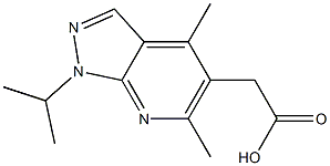 (1-isopropyl-4,6-dimethyl-1H-pyrazolo[3,4-b]pyridin-5-yl)acetic acid