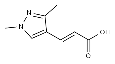 (2E)-3-(1,3-dimethyl-1H-pyrazol-4-yl)acrylic acid|