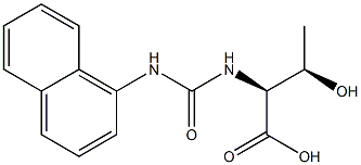 (2S,3R)-3-hydroxy-2-{[(1-naphthylamino)carbonyl]amino}butanoic acid