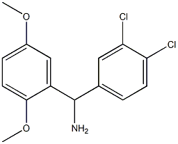 (3,4-dichlorophenyl)(2,5-dimethoxyphenyl)methanamine