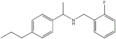 [(2-fluorophenyl)methyl][1-(4-propylphenyl)ethyl]amine