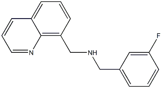 [(3-fluorophenyl)methyl](quinolin-8-ylmethyl)amine