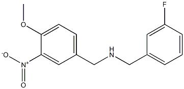 [(3-fluorophenyl)methyl][(4-methoxy-3-nitrophenyl)methyl]amine