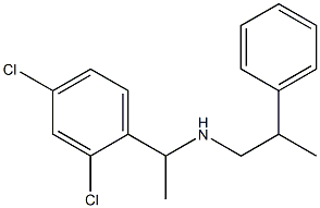 [1-(2,4-dichlorophenyl)ethyl](2-phenylpropyl)amine