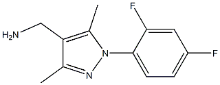 [1-(2,4-difluorophenyl)-3,5-dimethyl-1H-pyrazol-4-yl]methylamine