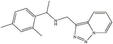[1-(2,4-dimethylphenyl)ethyl]({[1,2,4]triazolo[3,4-a]pyridin-3-ylmethyl})amine