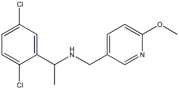[1-(2,5-dichlorophenyl)ethyl][(6-methoxypyridin-3-yl)methyl]amine
