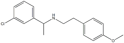 [1-(3-chlorophenyl)ethyl][2-(4-methoxyphenyl)ethyl]amine