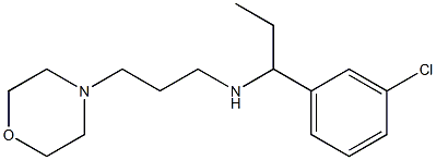 [1-(3-chlorophenyl)propyl][3-(morpholin-4-yl)propyl]amine