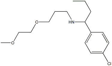 [1-(4-chlorophenyl)butyl][3-(2-methoxyethoxy)propyl]amine