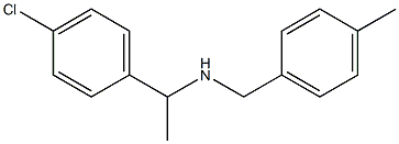 [1-(4-chlorophenyl)ethyl][(4-methylphenyl)methyl]amine
