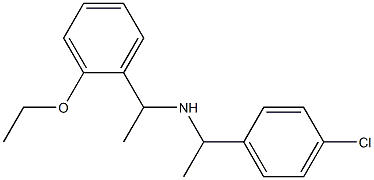 [1-(4-chlorophenyl)ethyl][1-(2-ethoxyphenyl)ethyl]amine