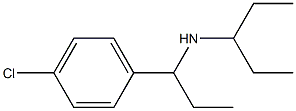 [1-(4-chlorophenyl)propyl](pentan-3-yl)amine|