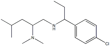 [1-(4-chlorophenyl)propyl][2-(dimethylamino)-4-methylpentyl]amine