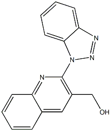 [2-(1H-1,2,3-benzotriazol-1-yl)quinolin-3-yl]methanol