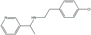 [2-(4-chlorophenyl)ethyl][1-(pyridin-3-yl)ethyl]amine|