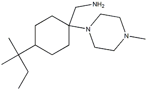 {[4-(1,1-dimethylpropyl)-1-(4-methylpiperazin-1-yl)cyclohexyl]methyl}amine