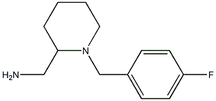 {1-[(4-fluorophenyl)methyl]piperidin-2-yl}methanamine