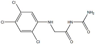 {2-[(2,4,5-trichlorophenyl)amino]acetyl}urea