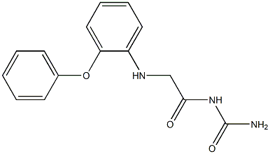 {2-[(2-phenoxyphenyl)amino]acetyl}urea
