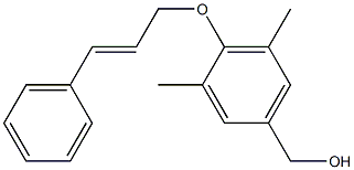 {3,5-dimethyl-4-[(3-phenylprop-2-en-1-yl)oxy]phenyl}methanol