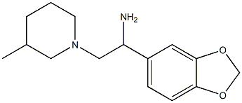 1-(1,3-benzodioxol-5-yl)-2-(3-methylpiperidin-1-yl)ethanamine