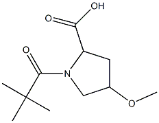 1-(2,2-dimethylpropanoyl)-4-methoxypyrrolidine-2-carboxylic acid
